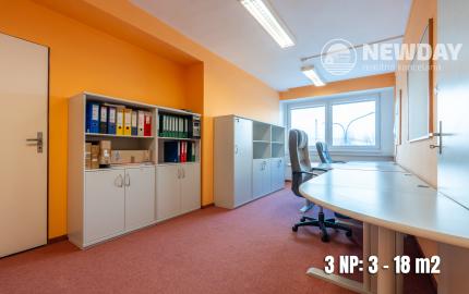 NEWDAY | NA PRENÁJOM kancelárske priestory v budove s recepciou | 18-36 m2 kancelárie | Budova Program® | Brnianska - Trenčín
