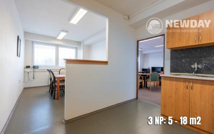 NEWDAY | NA PRENÁJOM kancelárske priestory v budove s recepciou | 18-36 m2 kancelárie | Budova Program® | Brnianska - Trenčín