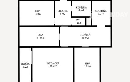 NEWDAY | NA PREDAJ priestranný 4-izbový byt s lodžiou | 90 m² | Dubnica nad Váhom – Centrum II.