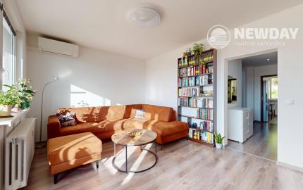 NEWDAY | NA PREDAJ | zrekonštruovaný 3-izbový byt s lodžiou s výhľadom na centrum Trenčína | Hviezdoslavova | 62,5 m²