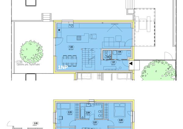 NA PREDAJ 5-izbový poschodový byt + KK + záhrada + pivnica + 2 park. miesta, Dubová ul. - N. Dubnica