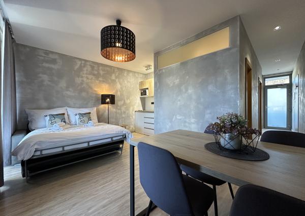 NEWDAY | NA PREDAJ 2-izbový apartmán + KK (39,3 m2) + lodžia 8,9 m2 | Jánsky rezort - Liptovský Ján